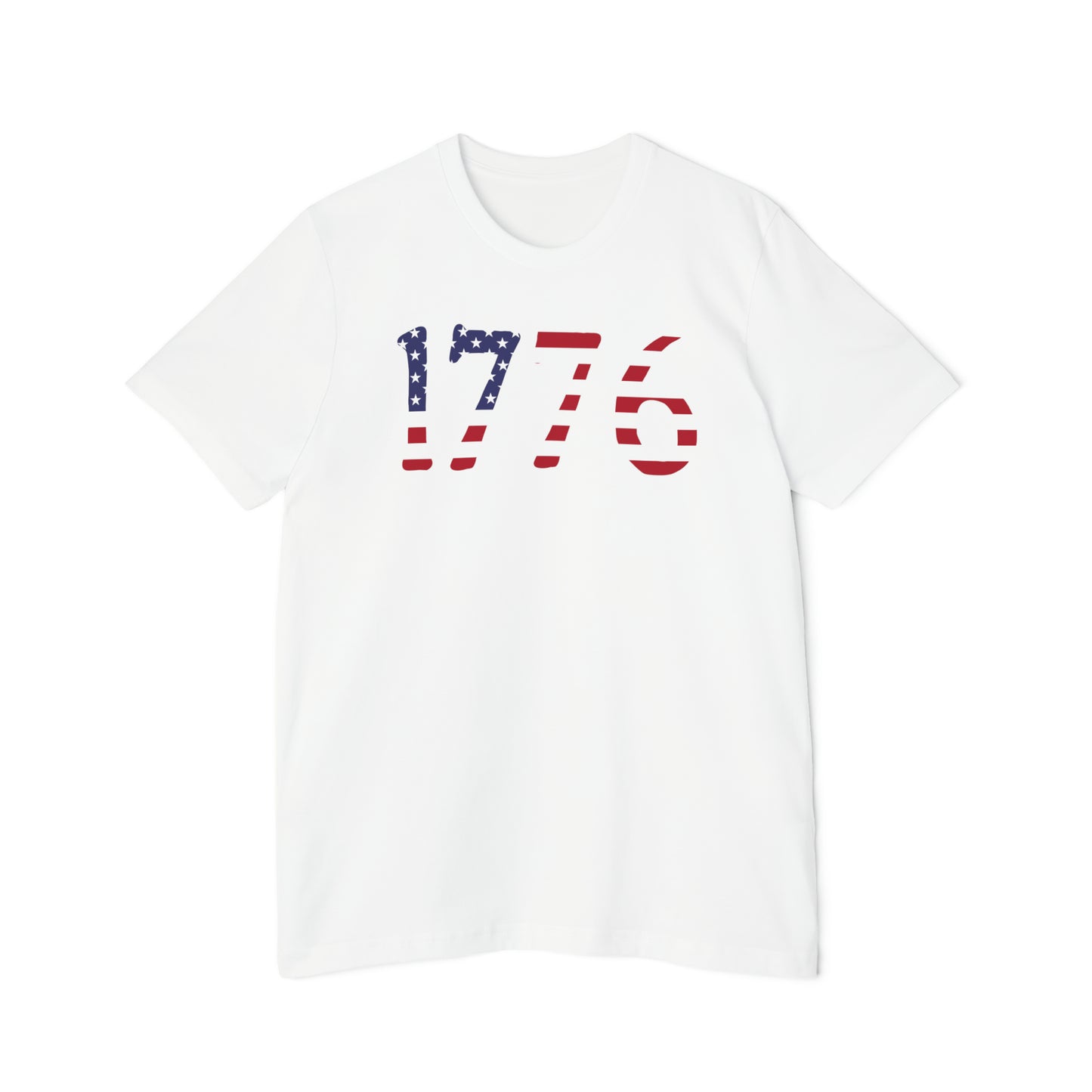 '1776' T-Shirt (Revolutionary Font Flag Edition) | Made in USA