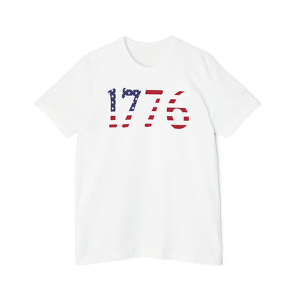 '1776' T-Shirt (Revolutionary Font Flag Edition) | Made in USA