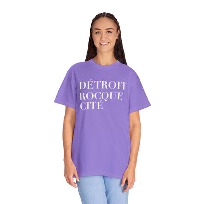 'Détroit Rocque Cité' T-Shirt | Unisex Garment-Dyed