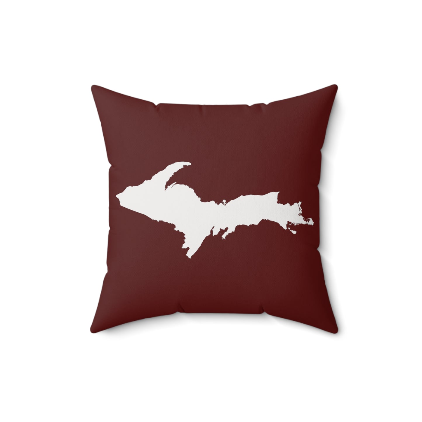 Michigan Upper Peninsula Accent Pillow (w/ UP Outline) | Cherryland Color