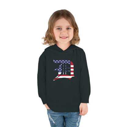 Detroit 'Old English D' Hoodie (Patriotic Edition) | Unisex Toddler