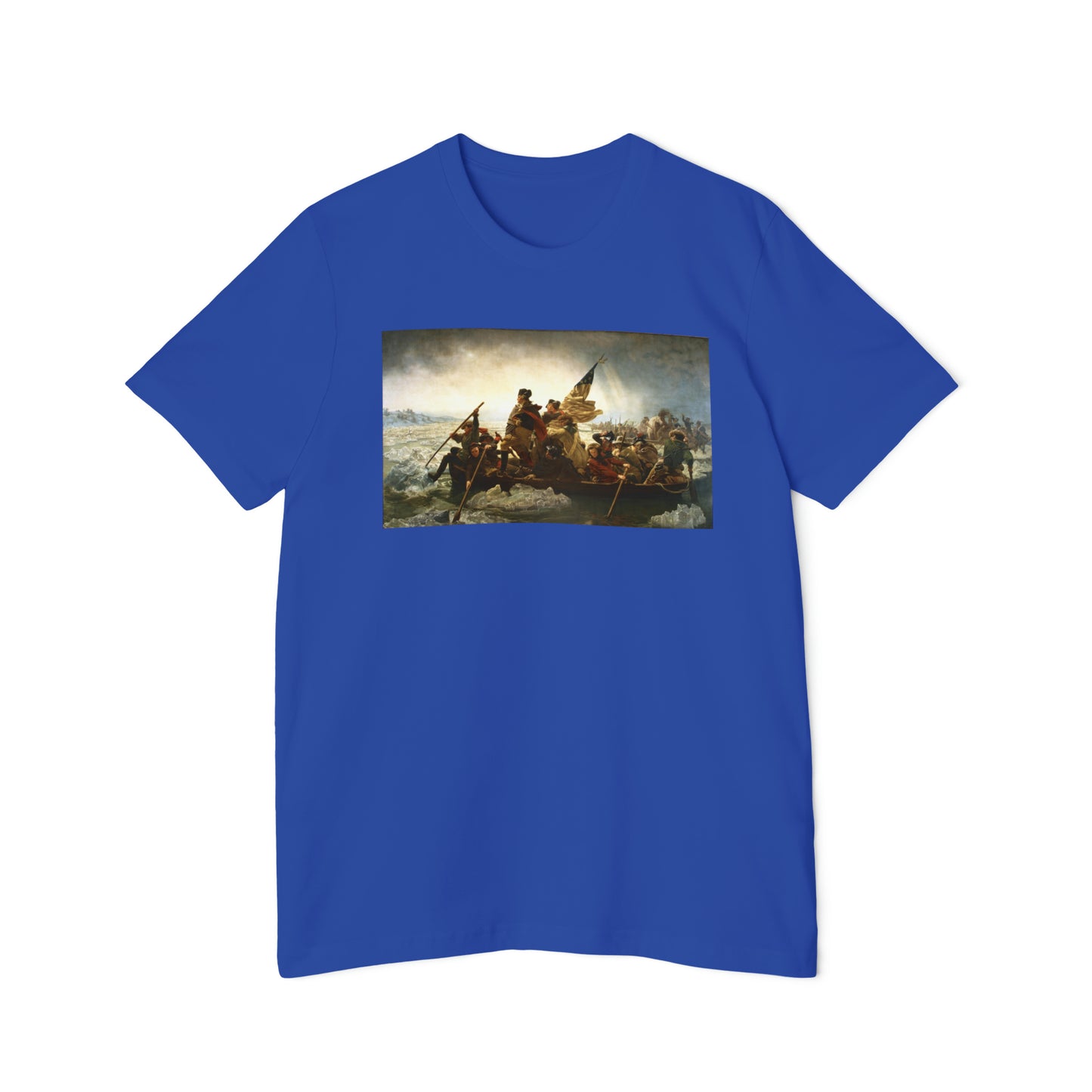 'Washington Crossing the Delaware' Painting T-Shirt (Leutze, 1851) | Made in USA