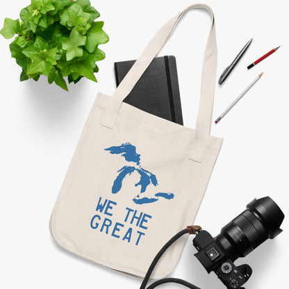 Great Lakes 'We The Great' Heavy Tote | Superior Blue