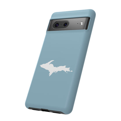 Michigan Upper Peninsula Tough Phone Case (Opal Color w/ UP Outline) | Samsung & Pixel Android