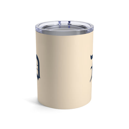 Detroit 'Old English D' Tumbler | Champagne White - 10oz