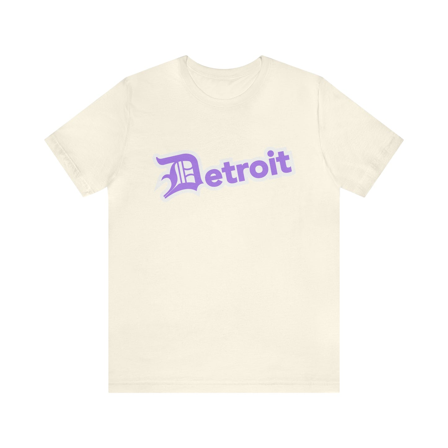 Detroit' T-Shirt (Lavender w/ Old English 'D') | Unisex Standard