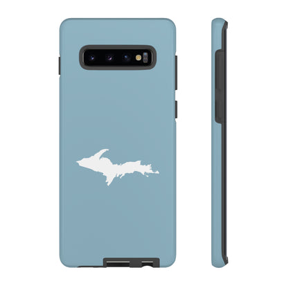 Michigan Upper Peninsula Tough Phone Case (Opal Color w/ UP Outline) | Samsung & Pixel Android