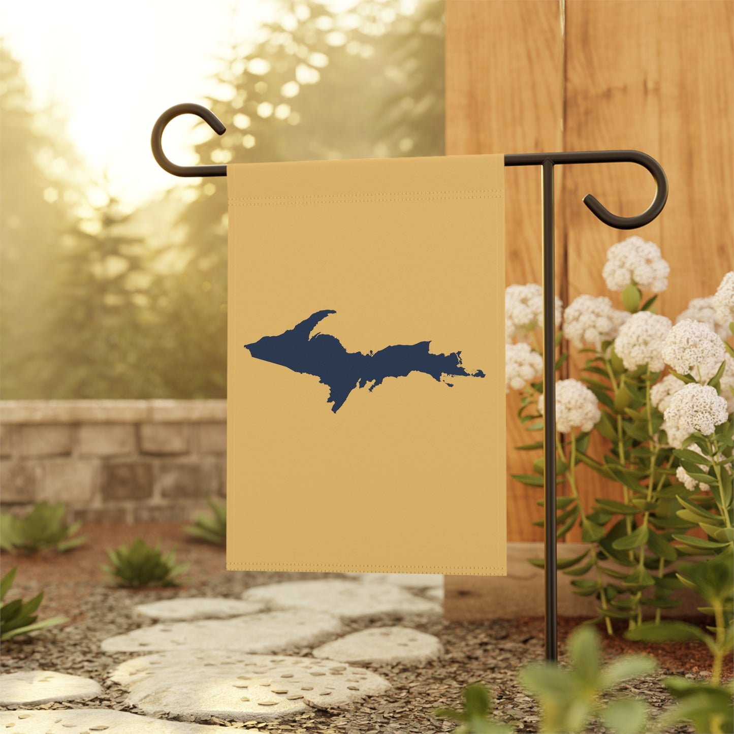 Michigan Upper Peninsula Home & Garden Flag (w/ UP Outline) | Citrine