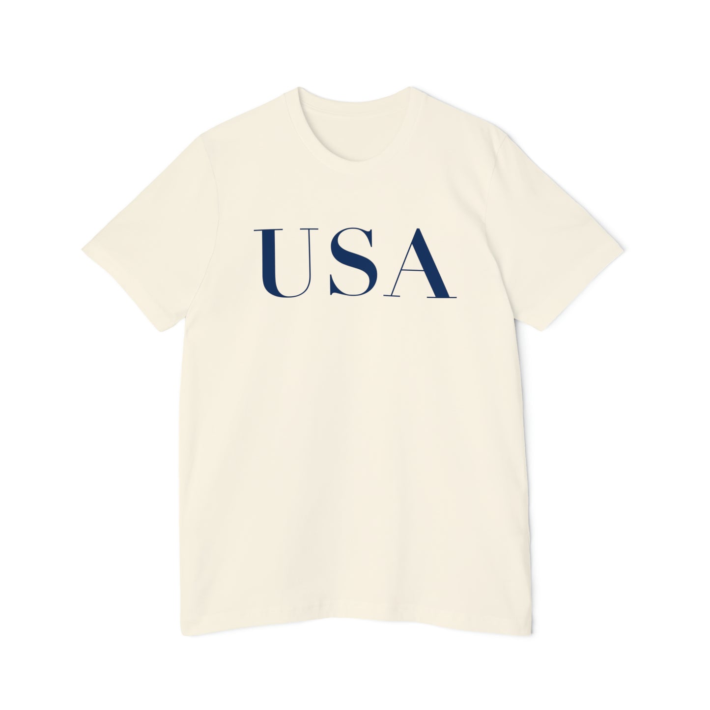 'USA' T-Shirt (Didone Font) | Made in USA