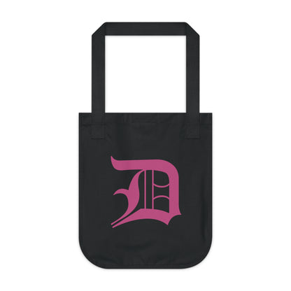 Detroit 'Old English D' Heavy Tote (Apple Blossom Pink)