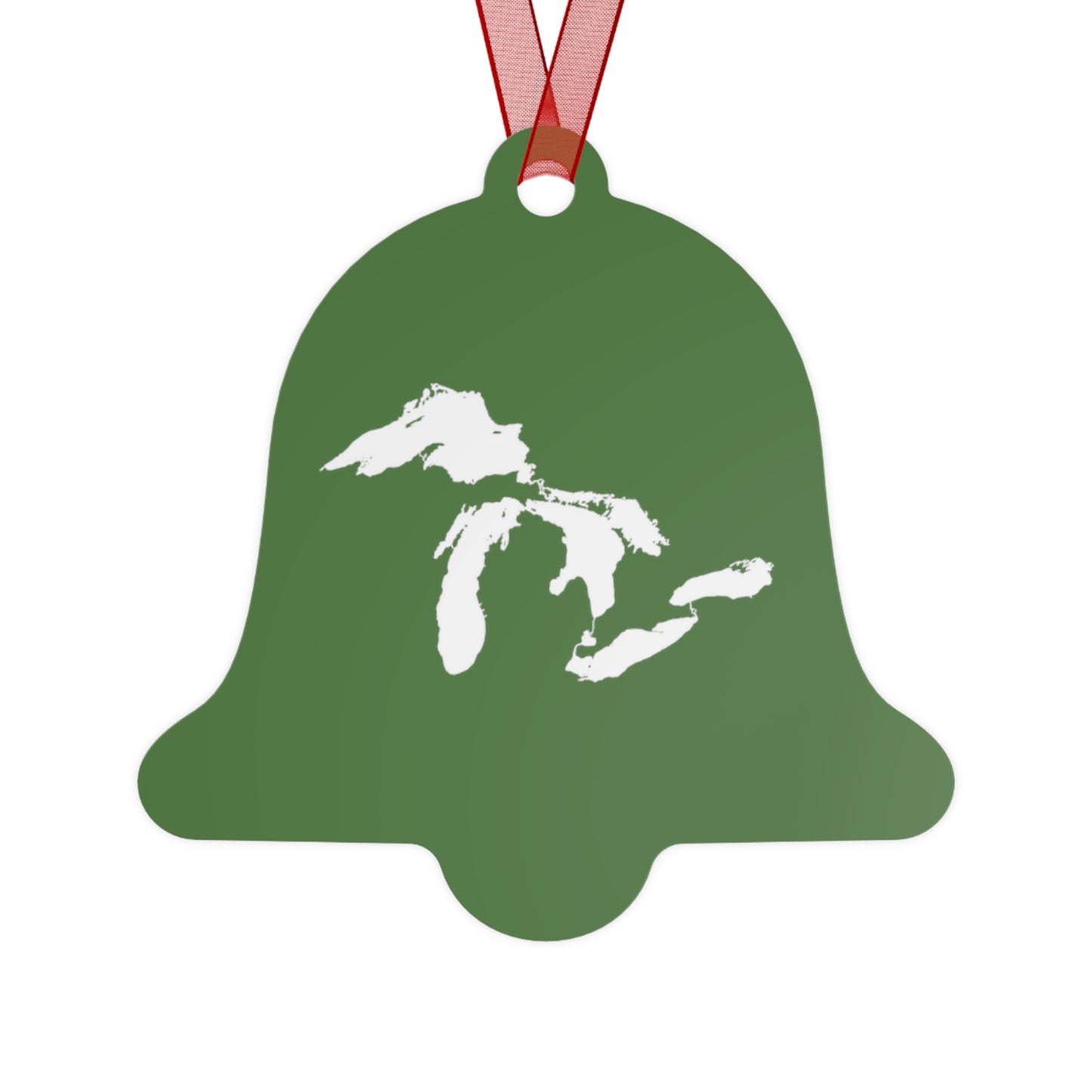 Great Lakes Christmas Ornament | Metal - Pine Green