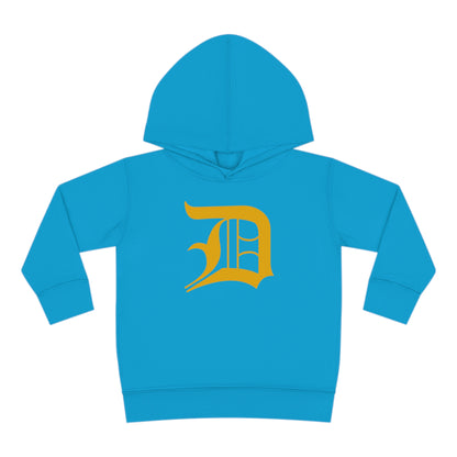 Detroit 'Old English D' Hoodie (Gold) | Unisex Toddler