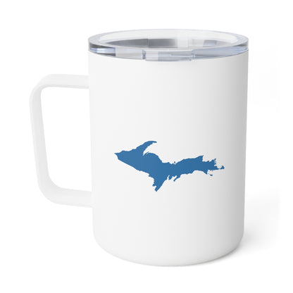 Michigan Upper Peninsula Insulated Mug (Lake Superior Blue Outline) | 10oz