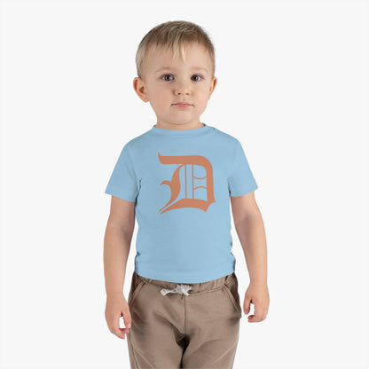 Detroit 'Old English D' Infant T-Shirt (Copper Color) | Short Sleeve