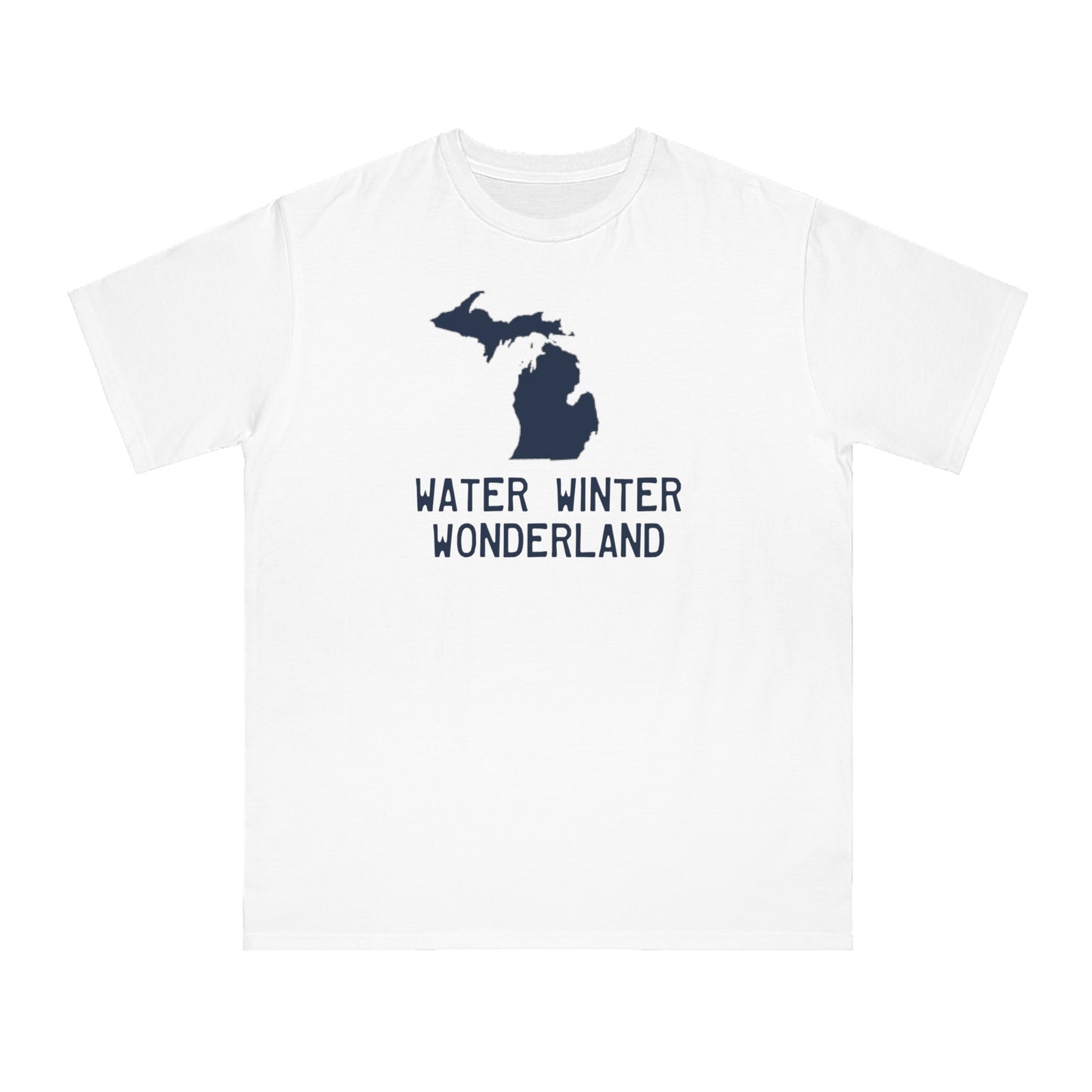 Michigan 'Water Winter Wonderland' T-Shirt | Unisex ORganic