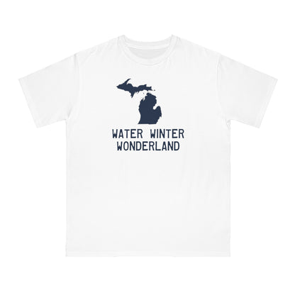 Michigan 'Water Winter Wonderland' T-Shirt | Unisex ORganic