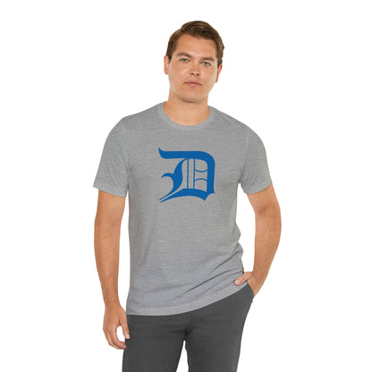 Detroit 'Old English D' T-Shirt (Azure) | Unisex Standard