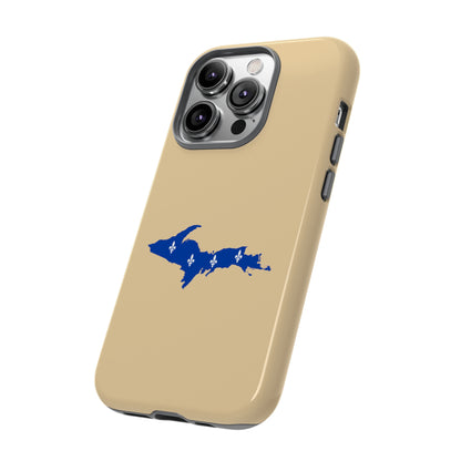 Michigan Upper Peninsula Tough Phone Case (Maple Color w/ UP Quebec Flag Outline) | Apple iPhone