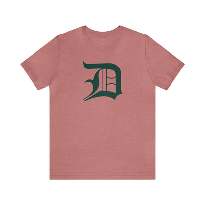 Detroit 'Old English D' T-Shirt (Laconic Green) | Unisex Standard