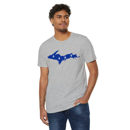 Michigan Upper Peninsula T-Shirt (w/ UP Quebec Flag) | Unisex Recycled Organic