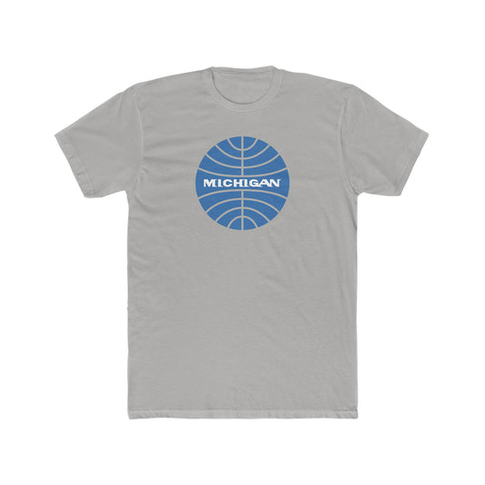 'Michigan' T-Shirt (Vintage Airline Parody) | Men's Fitted