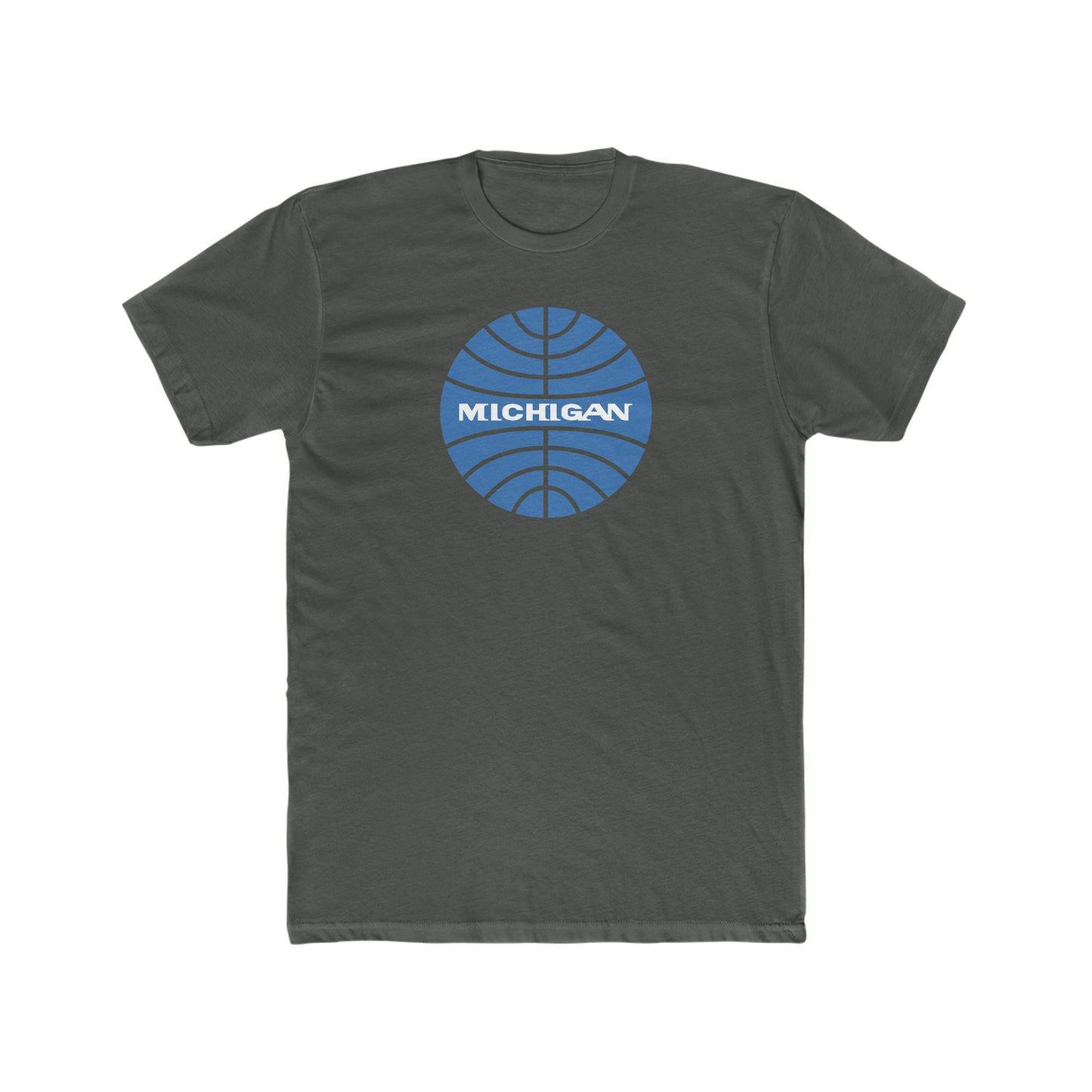 'Michigan' T-Shirt (Vintage Airline Parody) | Men's Fitted