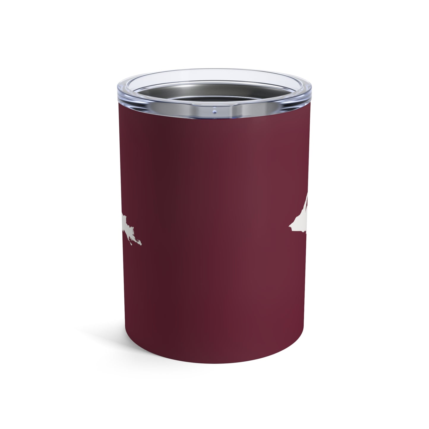 Michigan Upper Peninsula Tumbler (w/ UP Outline) | Old Mission Burgundy - 10oz