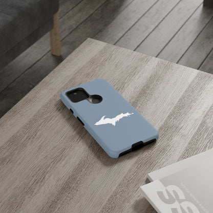 Michigan Upper Peninsula Tough Phone Case (B-24 Liberator Grey w/ UP Outline) | Samsung & Pixel Android