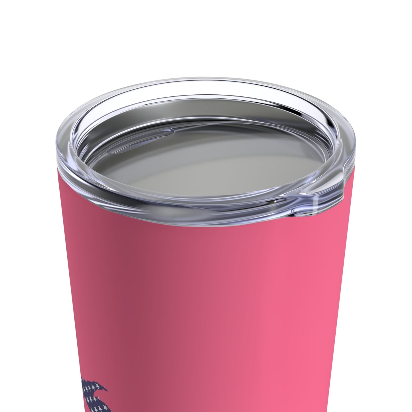 Michigan Upper Peninsula Tumbler (w/ UP USA Flag) | Rhodochrosite Pink - 20oz