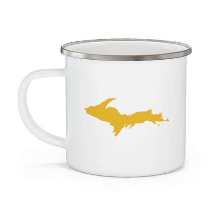 Michigan Upper Peninsula Camping Mug (Gold Outline) | 12oz