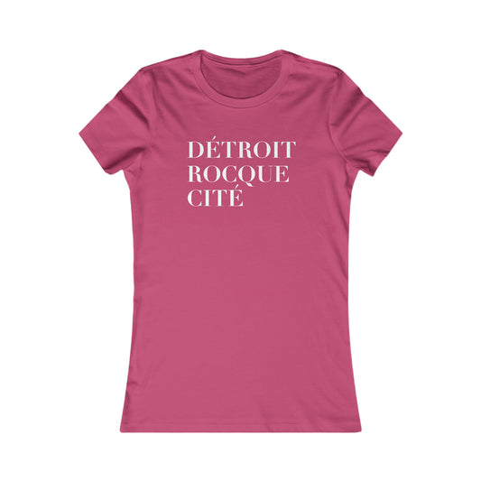 'Détroit Rocque Cité' T-Shirt | Women's Slim Fit