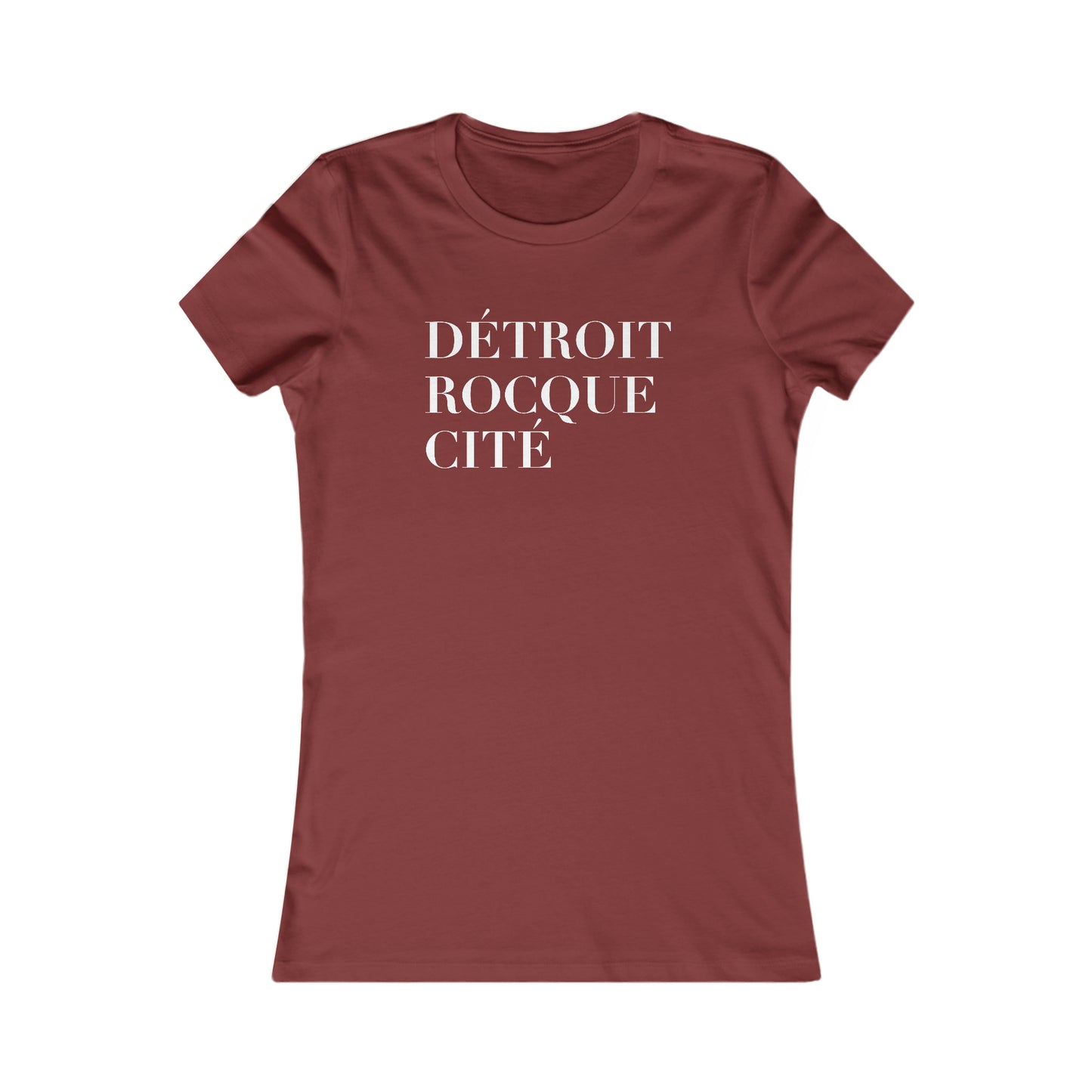 'Détroit Rocque Cité' T-Shirt | Women's Slim Fit
