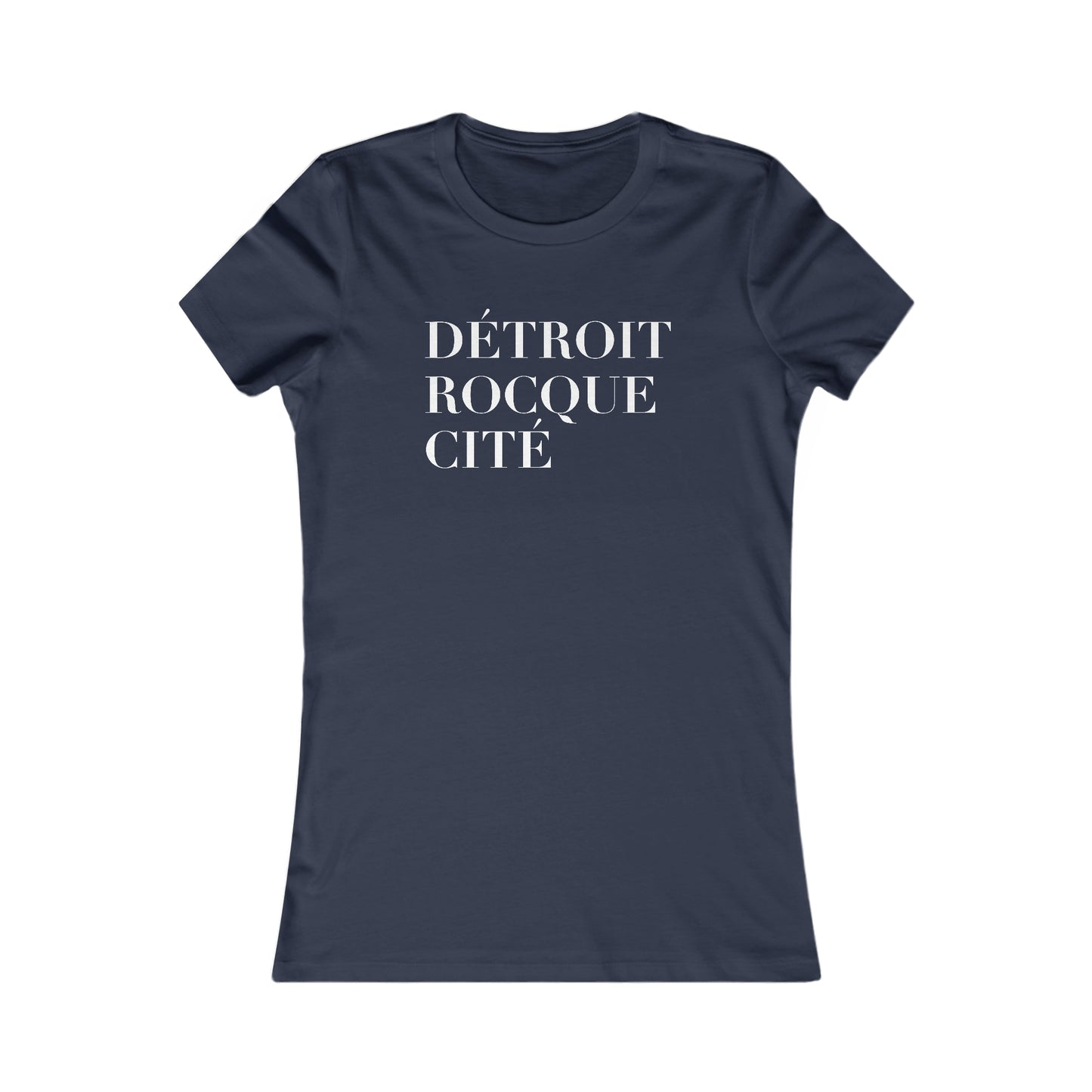 'Détroit Rocque Cité' T-Shirt | Women's Slim Fit