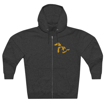 Great Lakes Hoodie (Gold, Mini) | Unisex Full Zip