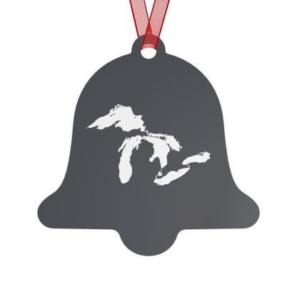 Great Lakes Christmas Ornament | Metal - Iron Ore Grey