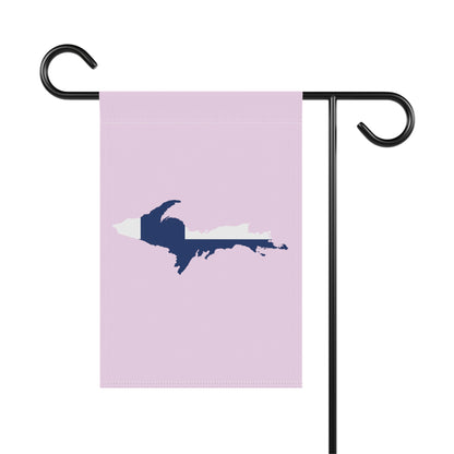 Michigan Upper Peninsula Home & Garden Flag (w/ UP Finland Flag) | Pale Lavender