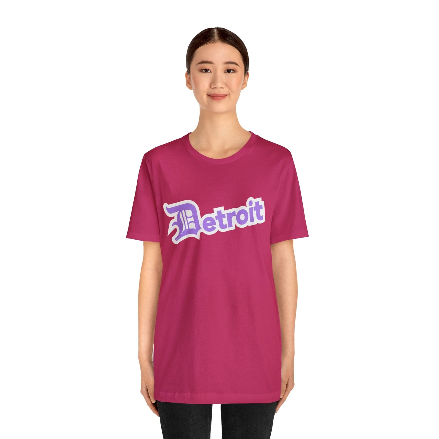 Detroit' T-Shirt (Lavender w/ Old English 'D') | Unisex Standard