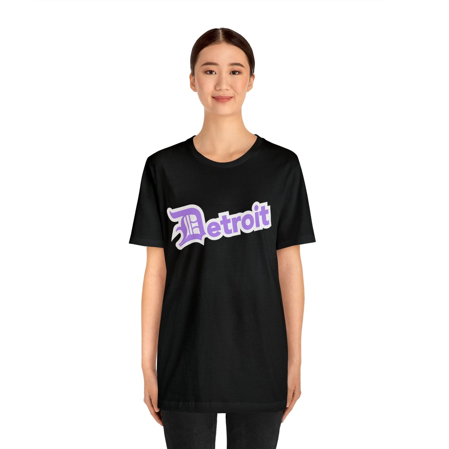 Detroit' T-Shirt (Lavender w/ Old English 'D') | Unisex Standard