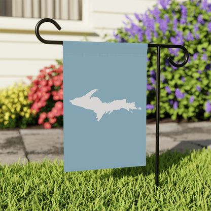 Michigan Upper Peninsula Home & Garden Flag (w/ UP Outline) | Opal Blue