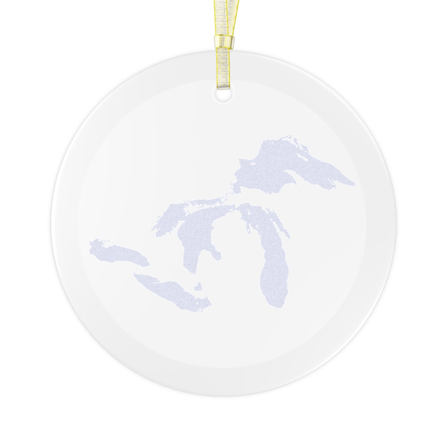 Great Lakes Christmas Ornament | Clear Glass - Motor Town Blue