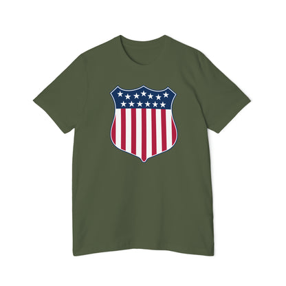 United States Flag Shield T-Shirt | Made in USA