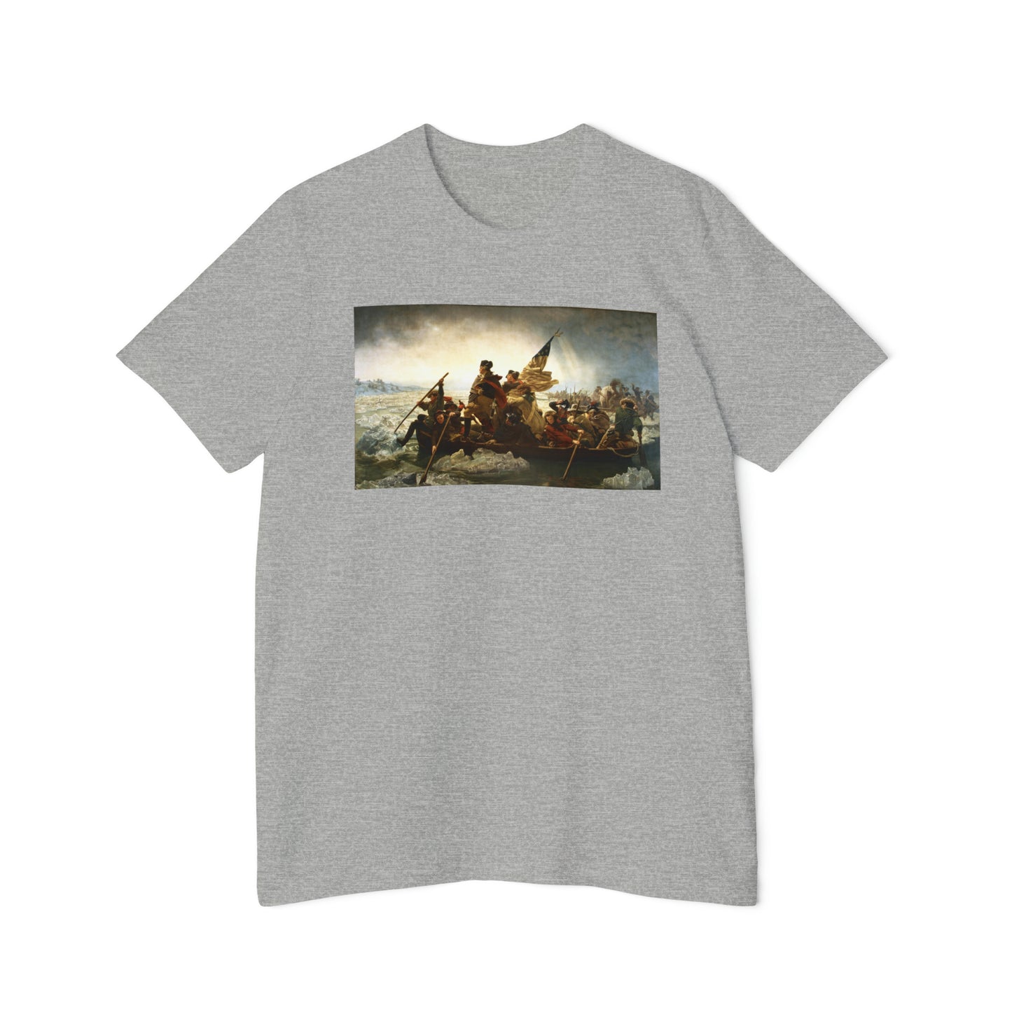 'Washington Crossing the Delaware' Painting T-Shirt (Leutze, 1851) | Made in USA