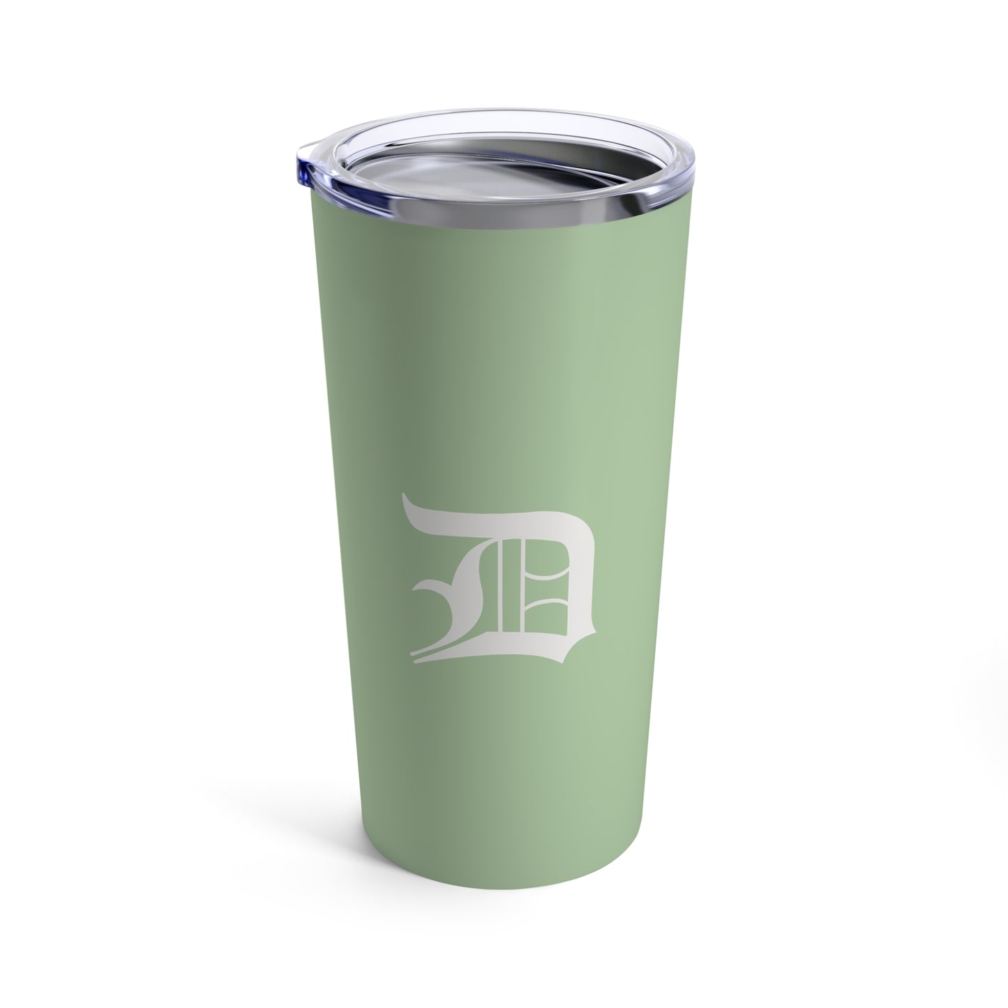 Detroit 'Old English D' Tumbler | Tea Green - 20oz