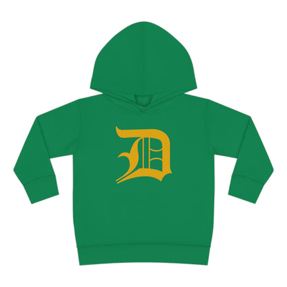 Detroit 'Old English D' Hoodie (Gold) | Unisex Toddler