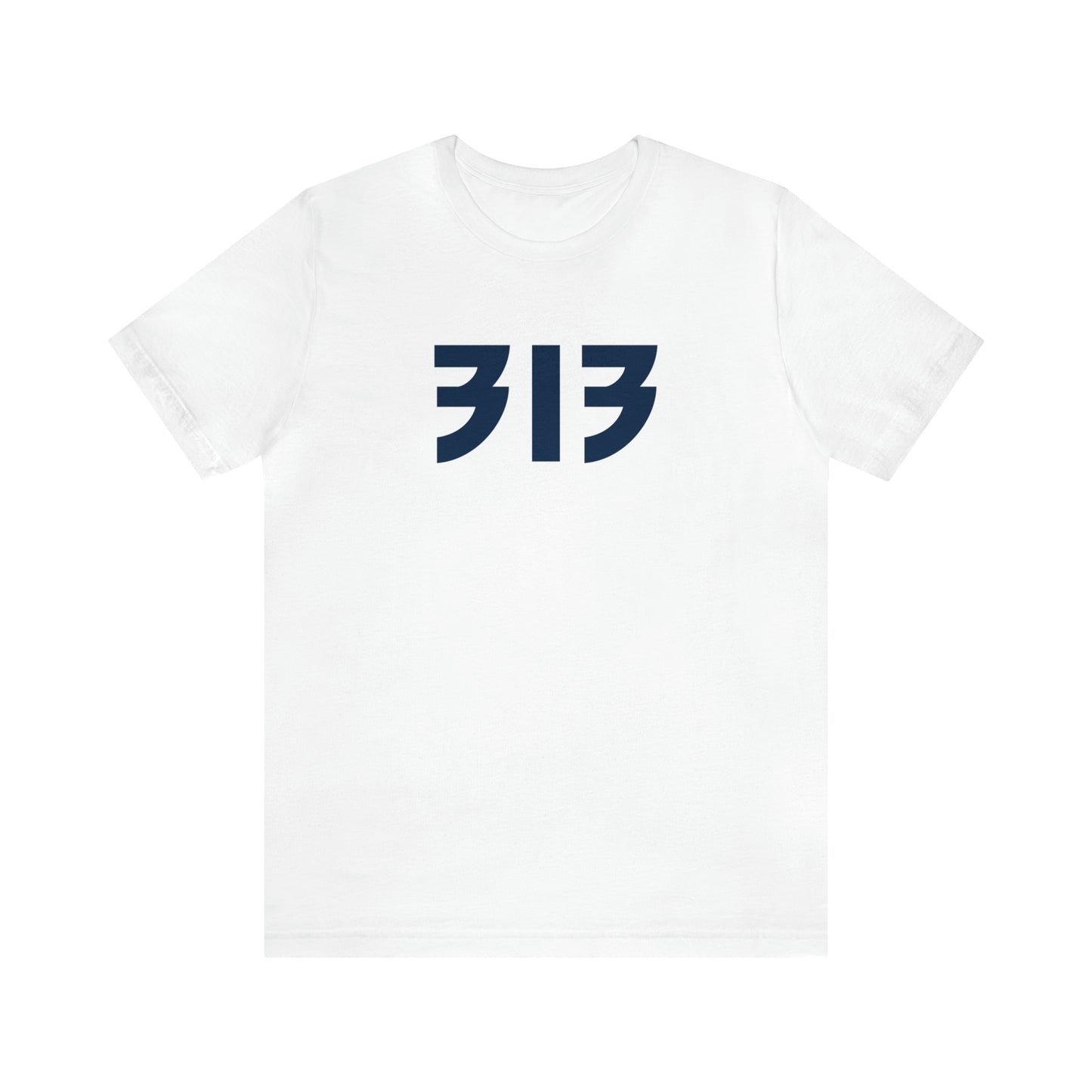 Detroit '313' T-Shirt (80s Glam Rock Font) | Unisex Standard Fit