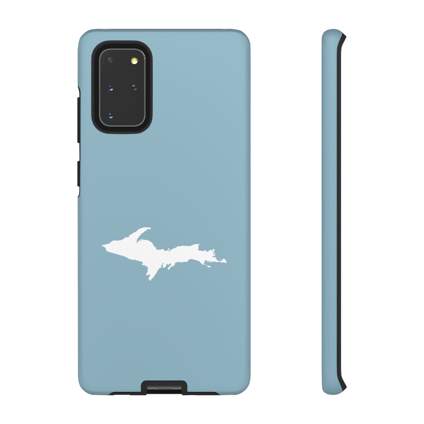 Michigan Upper Peninsula Tough Phone Case (Opal Color w/ UP Outline) | Samsung & Pixel Android