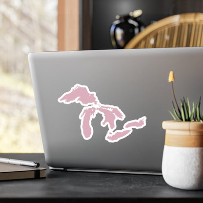 Great Lakes Kiss-Cut Windshield Decal | French Pink