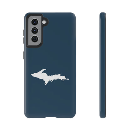 Michigan Upper Peninsula Tough Phone Case ('37 Caddie Cavalier Blue w/ UP Outline) | Samsung & Pixel Android