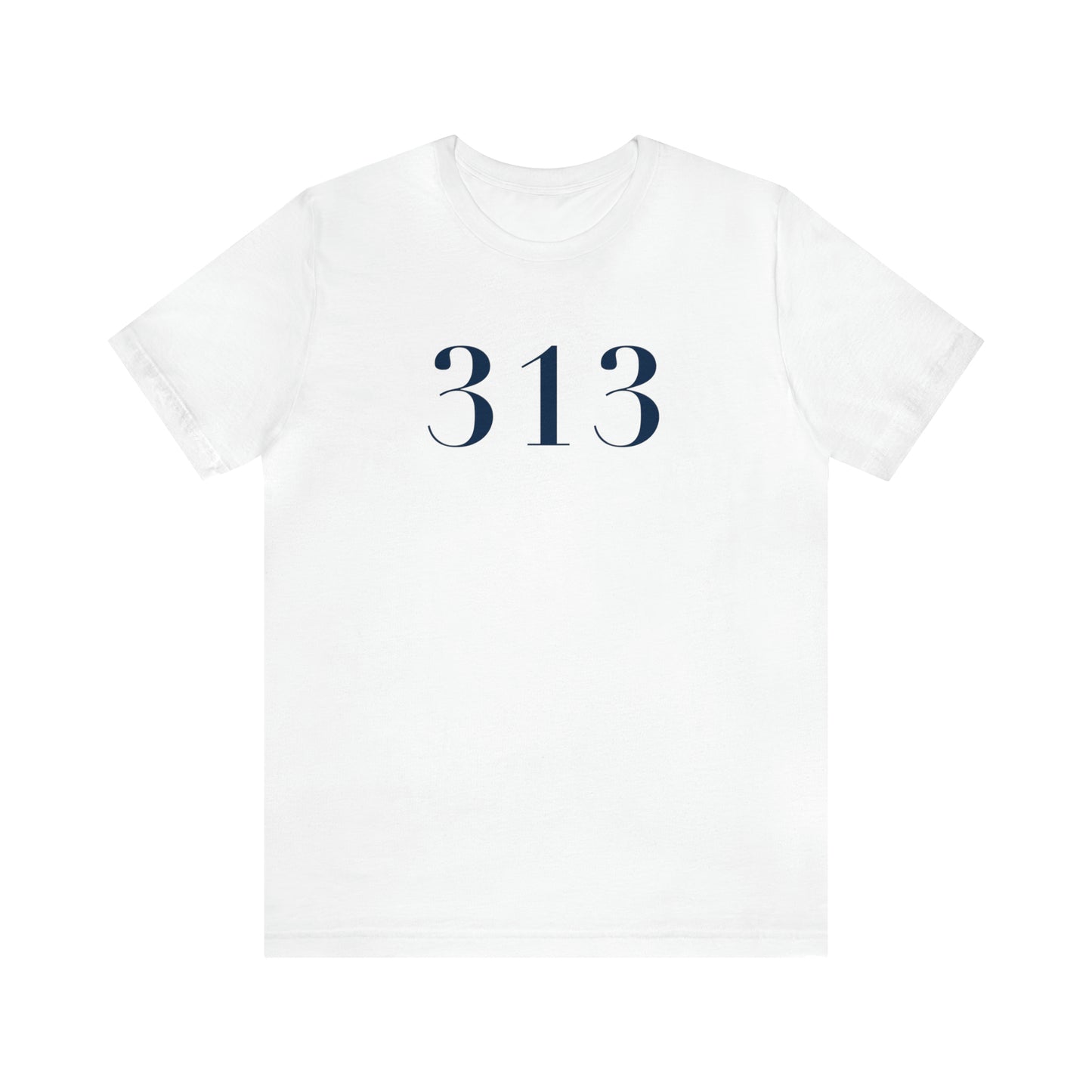 Detroit '313' T-Shirt (Didot Font) | Unisex Standard Fit