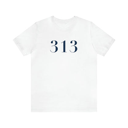 Detroit '313' T-Shirt (Didot Font) | Unisex Standard Fit